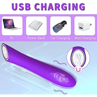 G Spot Bullet Vibrator Dildo Adult Sex Toys for Woman, Clitoral Stimulator 7 Vibration Rechargeable Dildo Vibrators Waterproof C G Spot Bullet Vibrator Dildo Adult Sex Toys for Woman, Clitoral Stimulator 7 Vibration Rechargeable Dildo Vibrators Waterproof C