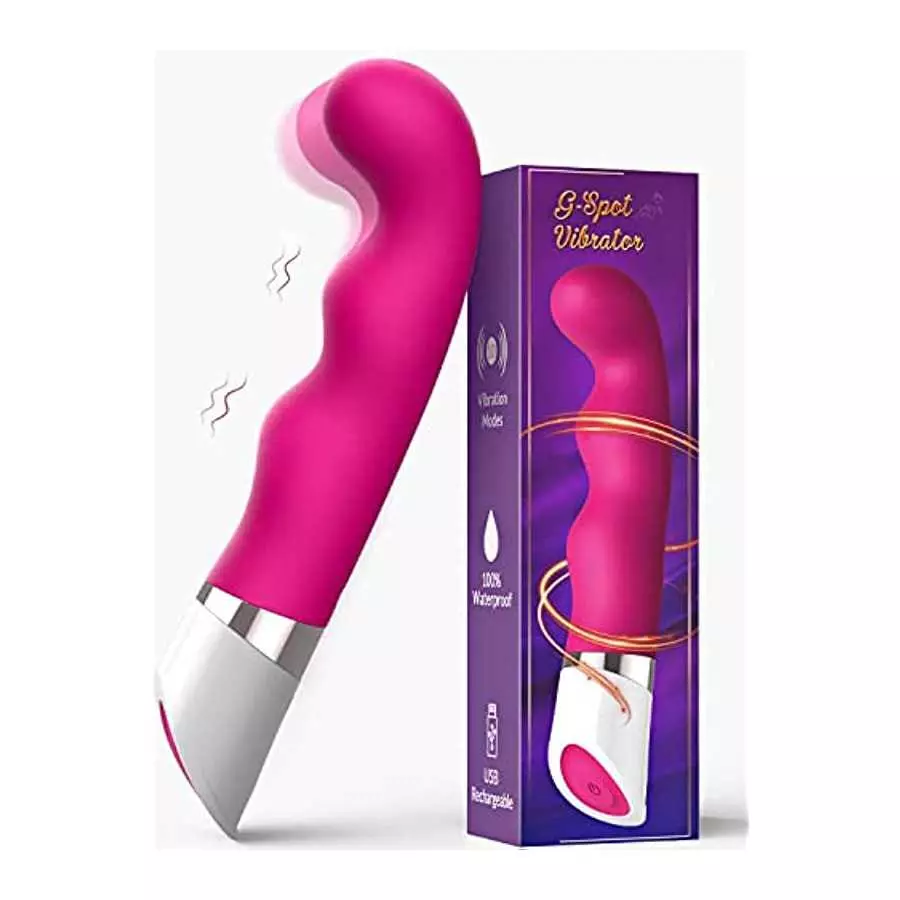 Curved G Spot Vibrator - Juicy G GASM Dildo Vibrator, Hafobok Cati, Spot G Stimulator Women Toys, Rechargeable & Quiet Vaginal V Curved G Spot Vibrator - Juicy G GASM Dildo Vibrator, Hafobok Cati, Spot G Stimulator Women Toys, Rechargeable & Quiet Vaginal V