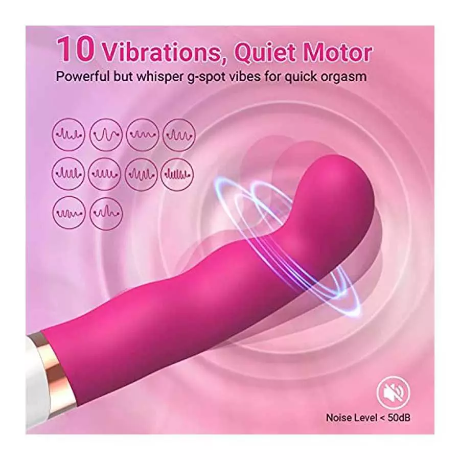Curved G Spot Vibrator - Juicy G GASM Dildo Vibrator, Hafobok Cati, Spot G Stimulator Women Toys, Rechargeable & Quiet Vaginal V