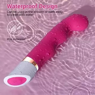 Curved G Spot Vibrator - Juicy G GASM Dildo Vibrator, Hafobok Cati, Spot G Stimulator Women Toys, Rechargeable & Quiet Vaginal V Curved G Spot Vibrator - Juicy G GASM Dildo Vibrator, Hafobok Cati, Spot G Stimulator Women Toys, Rechargeable & Quiet Vaginal V