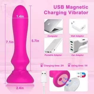 G Spot Clitoral Vibrator with 10 Vibrations, Tuitionua Rose Dildo Vibrator for Clitoris Nipple Vagina, Anal Vibrating Machine Ma G Spot Clitoral Vibrator with 10 Vibrations, Tuitionua Rose Dildo Vibrator for Clitoris Nipple Vagina, Anal Vibrating Machine Ma