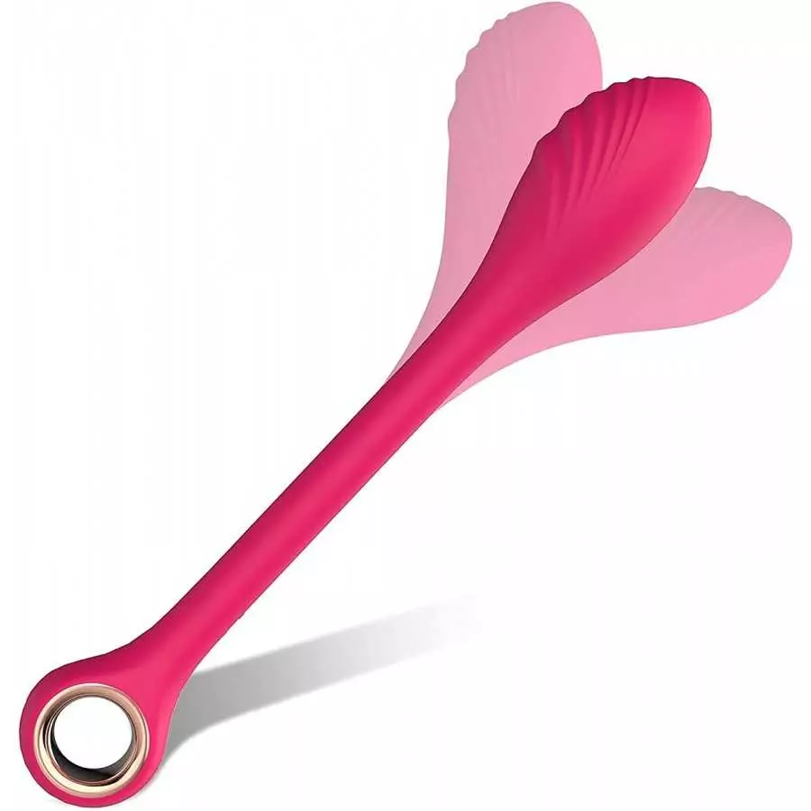 G Spot Vibrator for Vagina Stimulation with 7 Vibrations, Rechargeable Bendable Finger Shaped Dildo Vibrator for Women Quick Org