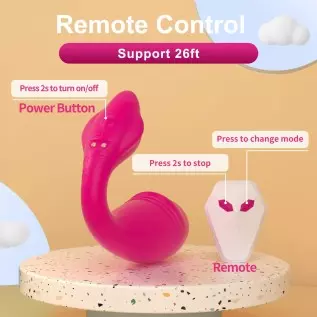Sex Toys Wearable Clitoral and G Spot Vibrator for Clit G Spot Dual Stimulation, Flaffy 26ft Remote Control Adult Sex Toys with Sex Toys Wearable Clitoral and G Spot Vibrator for Clit G Spot Dual Stimulation, Flaffy 26ft Remote Control Adult Sex Toys with