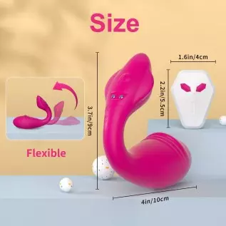 Sex Toys Wearable Clitoral and G Spot Vibrator for Clit G Spot Dual Stimulation, Flaffy 26ft Remote Control Adult Sex Toys with Sex Toys Wearable Clitoral and G Spot Vibrator for Clit G Spot Dual Stimulation, Flaffy 26ft Remote Control Adult Sex Toys with