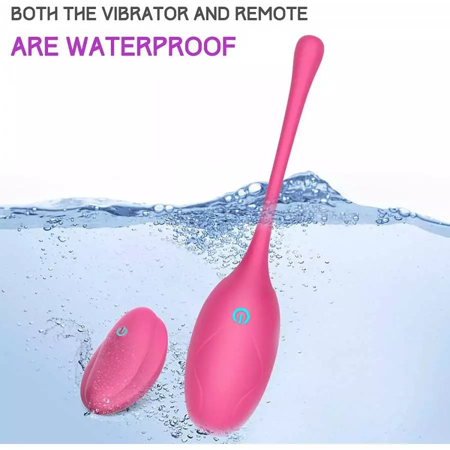 Bullet Vibrator with Remote Control for G-Spot Stimulation AL'OFA Wireless Vibrating Eggs, Wearable Love Balls Love Egg with 10 