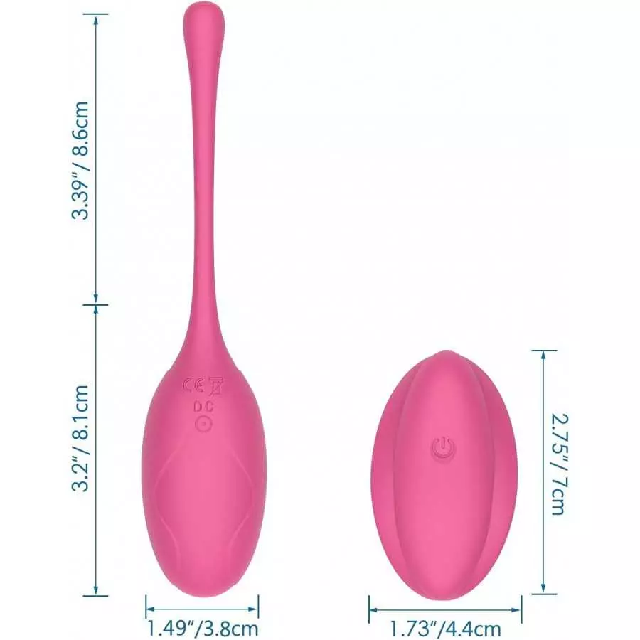 Bullet Vibrator with Remote Control for G-Spot Stimulation AL'OFA Wireless Vibrating Eggs, Wearable Love Balls Love Egg with 10 