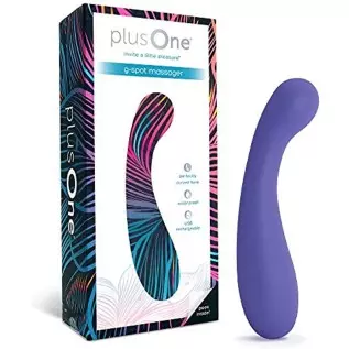 plusOne G-Spot Massager, G Spot Stimulator, Personal Massager with 10 Powerful Vibration Settings, Rechargeable, Fully Waterproo