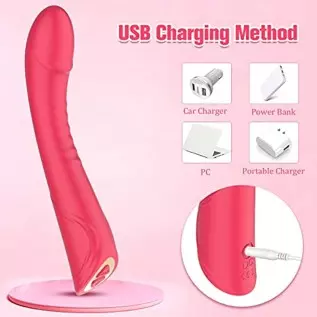 Realistic G-spot Dildo Vibrator for Women, Vaginal Anal Clitoris Stimulator for Solo Masturbation or Couple Lover Sex Things, Si Realistic G-spot Dildo Vibrator for Women, Vaginal Anal Clitoris Stimulator for Solo Masturbation or Couple Lover Sex Things, Si