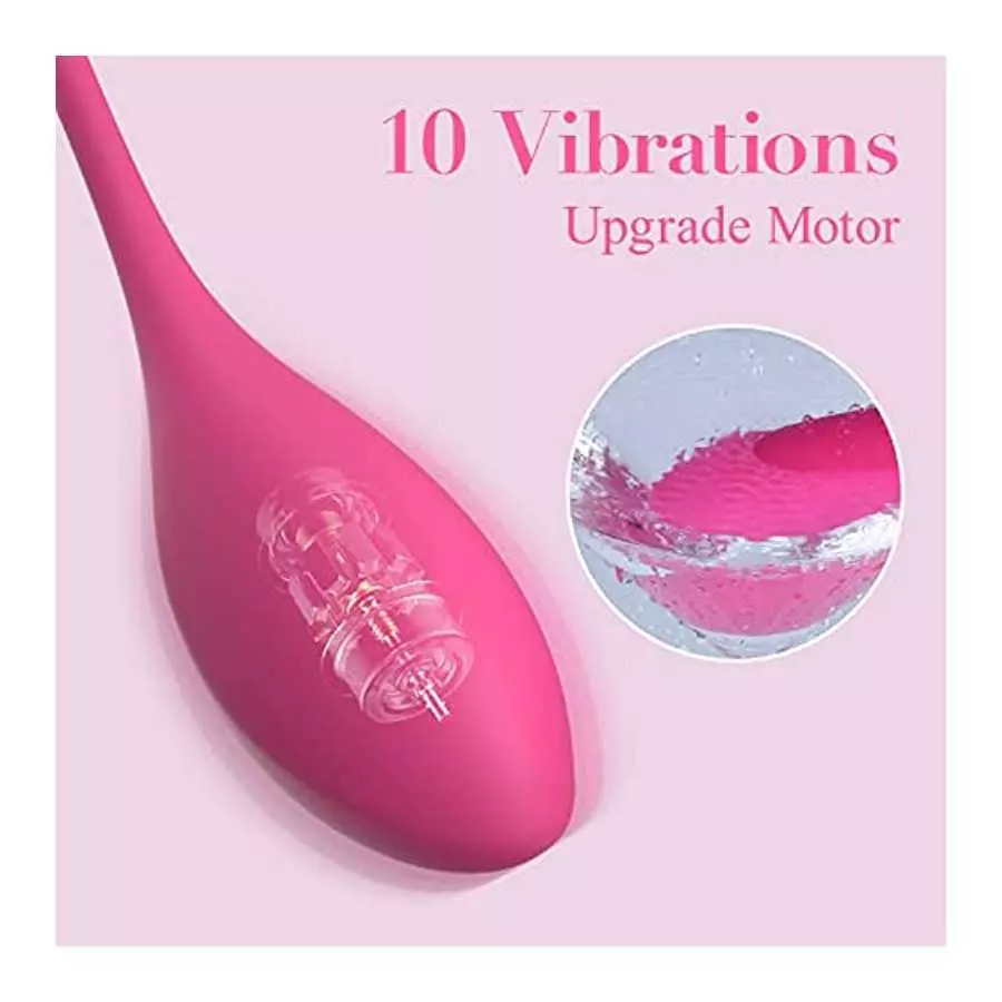Bullet Vibrator with Remote Control for G-Spot Stimulation, Jiasiting Vibrating Eggs Mini Kegel Ball, Love Egg Adult Sex Toys wi