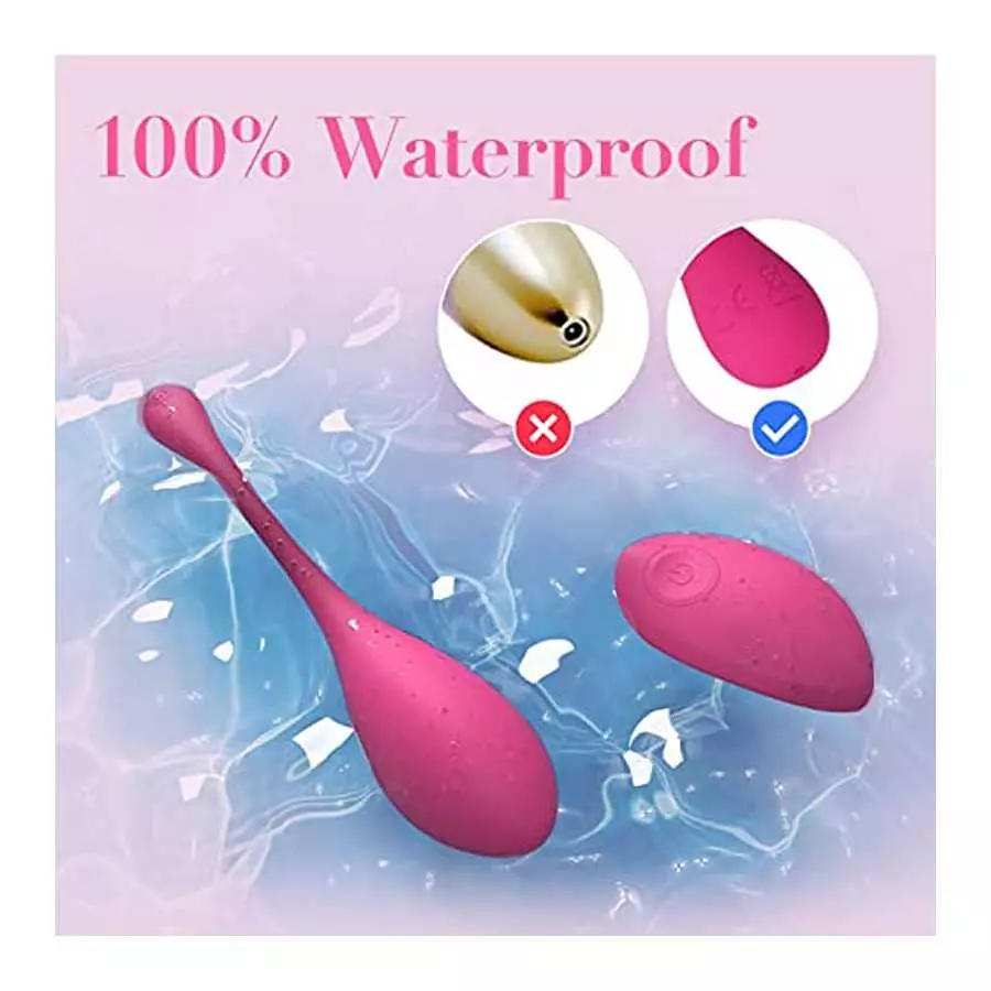 Bullet Vibrator with Remote Control for G-Spot Stimulation, Jiasiting Vibrating Eggs Mini Kegel Ball, Love Egg Adult Sex Toys wi