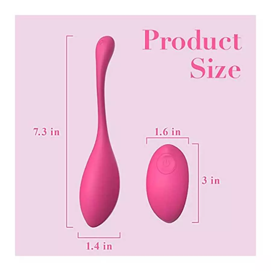 Bullet Vibrator with Remote Control for G-Spot Stimulation, Jiasiting Vibrating Eggs Mini Kegel Ball, Love Egg Adult Sex Toys wi
