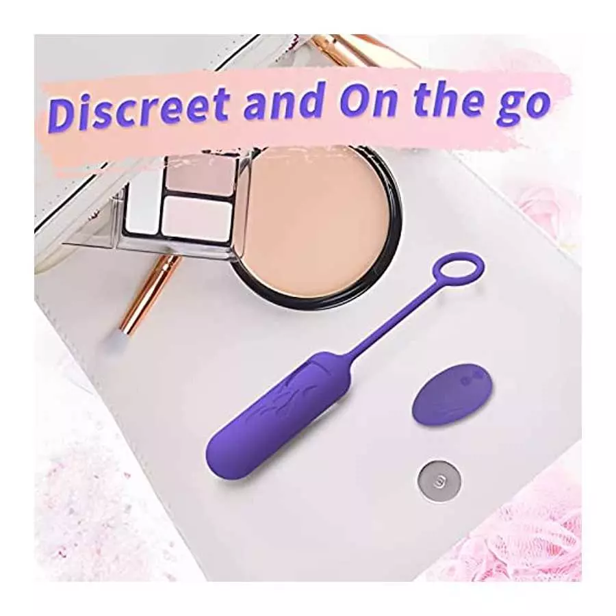 Detachable Mini Egg Bullet Vibrator with Remote Control Adult Sex Toys for Women, 10 Modes Rechargeable Vibrating Egg Nipple Ana