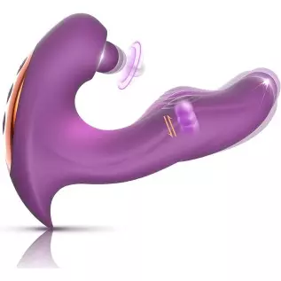 Womens Sex Toys Dildo Vibrator - 3in 1 Adult Toys Thrusting G Spot Vibrator with 5x5x10 Pulsating & Vibrating Wand for Clitoral 