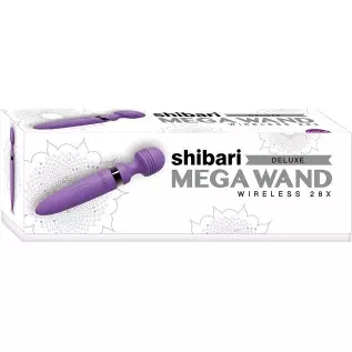 Shibari Deluxe Mega Wireless Waterproof Wand, 28 speeds, Pink Shibari Deluxe Mega Wireless Waterproof Wand, 28 speeds, Pink