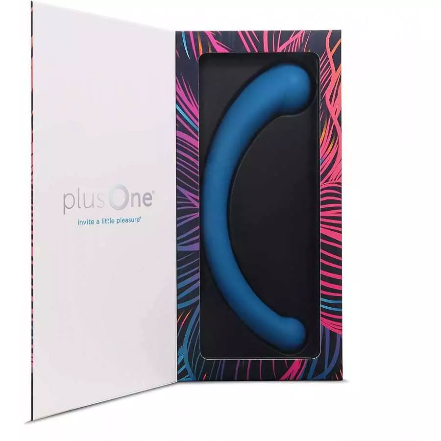 plusOne Dual Vibrating Arc, Personal Massager, 5 Powerful Vibration Settings, Rechargeable, Fully Waterproof