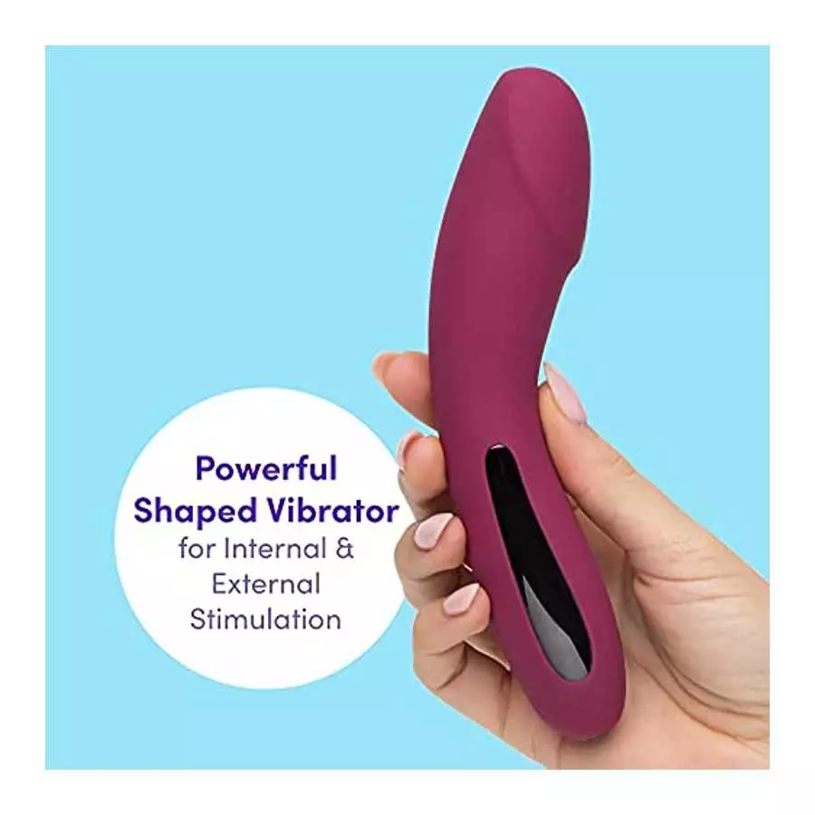 Lovehoney Pink Mantric Rechargeable Realistic Vibrator - Silicone - 100% Waterproof