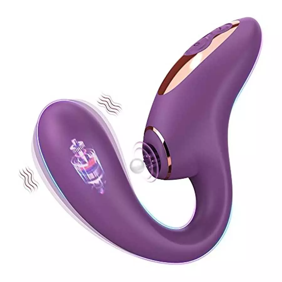 SENSIVO 2 in 1 G Spot Vibrator, Clitoralis Stimulator for Women with 10 Licking & Vibrating Modes, Dual Stimulation Super Quite SENSIVO 2 in 1 G Spot Vibrator, Clitoralis Stimulator for Women with 10 Licking & Vibrating Modes, Dual Stimulation Super Quite