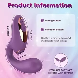 SENSIVO 2 in 1 G Spot Vibrator, Clitoralis Stimulator for Women with 10 Licking & Vibrating Modes, Dual Stimulation Super Quite SENSIVO 2 in 1 G Spot Vibrator, Clitoralis Stimulator for Women with 10 Licking & Vibrating Modes, Dual Stimulation Super Quite
