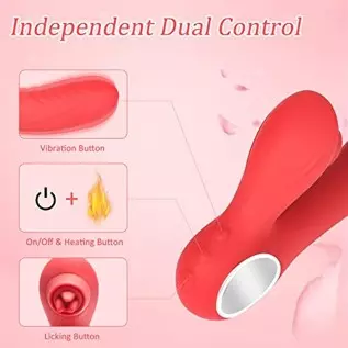 Clitoral G-spot Vibrator for Women: Vibrator Adult Sex Toy with 5 Tongue Licking and 10 Vibration Modes, Jupupoxo Rechargeable H Clitoral G-spot Vibrator for Women: Vibrator Adult Sex Toy with 5 Tongue Licking and 10 Vibration Modes, Jupupoxo Rechargeable H