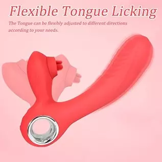 Clitoral G-spot Vibrator for Women: Vibrator Adult Sex Toy with 5 Tongue Licking and 10 Vibration Modes, Jupupoxo Rechargeable H Clitoral G-spot Vibrator for Women: Vibrator Adult Sex Toy with 5 Tongue Licking and 10 Vibration Modes, Jupupoxo Rechargeable H