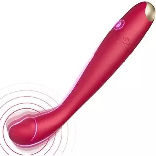 G Spot Rose Toy Vibrator for Women, Dildo Shaped Waterproof Vibes with Heating Function & 10 Vibration Modes, Rechargeable Perso