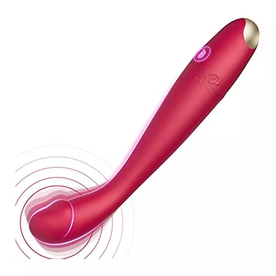G Spot Rose Toy Vibrator for Women, Dildo Shaped Waterproof Vibes with Heating Function & 10 Vibration Modes, Rechargeable Perso G Spot Rose Toy Vibrator for Women, Dildo Shaped Waterproof Vibes with Heating Function & 10 Vibration Modes, Rechargeable Perso
