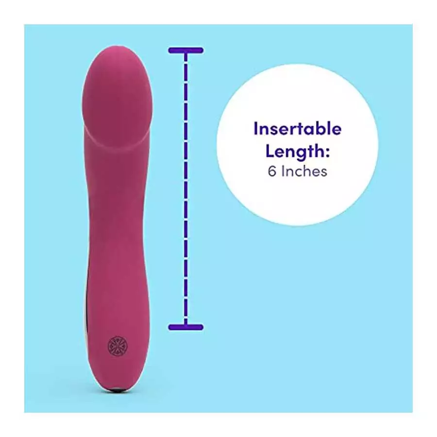 Lovehoney Pink Mantric Rechargeable Realistic Vibrator - Silicone - 100% Waterproof