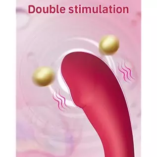 G Spot Rose Toy Vibrator for Women, Dildo Shaped Waterproof Vibes with Heating Function & 10 Vibration Modes, Rechargeable Perso G Spot Rose Toy Vibrator for Women, Dildo Shaped Waterproof Vibes with Heating Function & 10 Vibration Modes, Rechargeable Perso