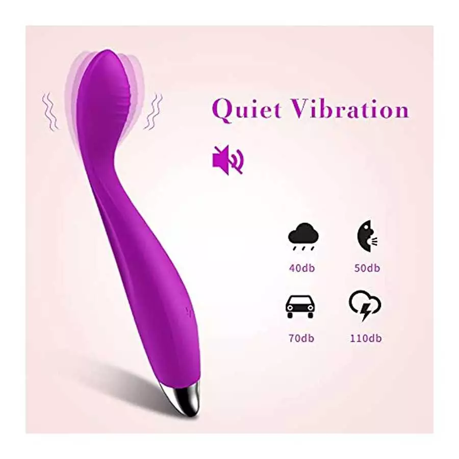 Adorime G-spot Clitoral Vibrator, Nipple Stimulator Vaginal Dildo Adult Sex Toys, Anal Quick Orgasm Massager for Women Solo Mast