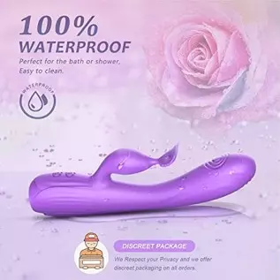 G Spot Vibrator, Rabbit Vibrator, Clitoris Stimulator for Women Sex Toy, Three-Point Stimulation G Point/Clits/Vagina,Upgraded D