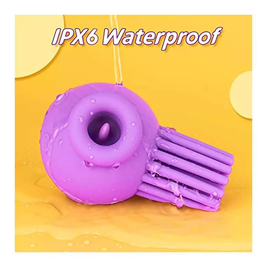 Clitoral Licking G Spot Vibrator for Clit and Nipple Stimulation, Tongue Vibrator with 7 Vibration & 7 Licking Modes, Rechargeab