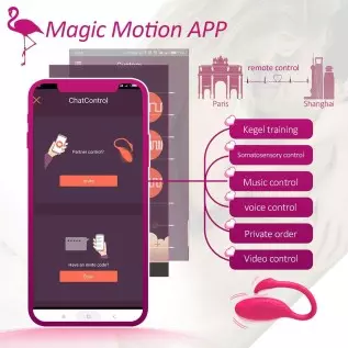 Flamingo Magic Motion Wearable Vibes, Intelligent Wearable Massager Remote Control Massaging Tool App with iOS Android Personal Flamingo Magic Motion Wearable Vibes, Intelligent Wearable Massager Remote Control Massaging Tool App with iOS Android Personal