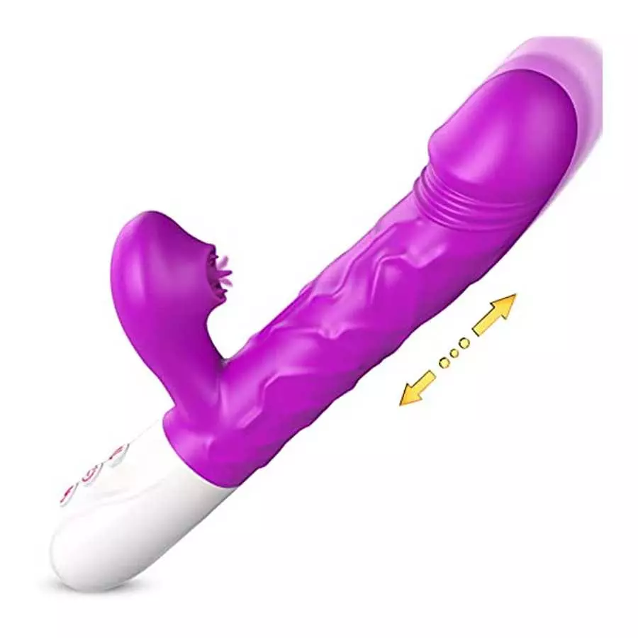 MLZYSKQ Thrusting Rabbit Vibrator for Women, G Spot Dildo Vibrator 3 Thrusting Rotating and 7 Clitoris Stimulator Vibrator 3 in MLZYSKQ Thrusting Rabbit Vibrator for Women, G Spot Dildo Vibrator 3 Thrusting Rotating and 7 Clitoris Stimulator Vibrator 3 in
