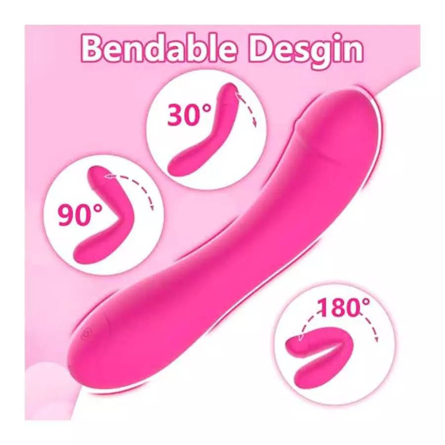 G-Spot Vibrator Dildo for Women with Super-Strong Vibration, Leyuto Vagina Clitoris Anal Stimulator with 10 Vibration Modes Body