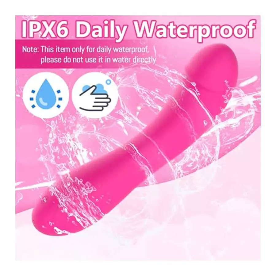 G-Spot Vibrator Dildo for Women with Super-Strong Vibration, Leyuto Vagina Clitoris Anal Stimulator with 10 Vibration Modes Body