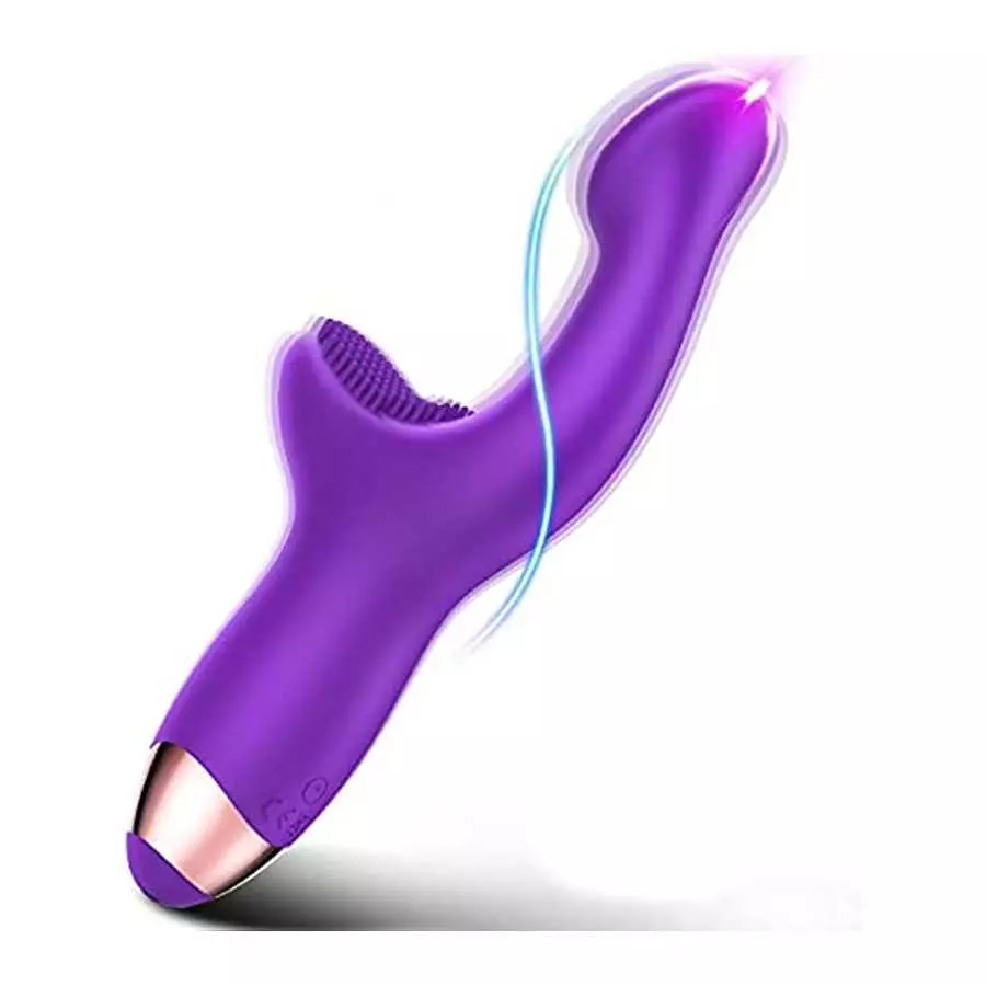 G-spot Vibrator with Tickler, Dual Motors Rechargeable Silicone Stimulator with 10 Vibration Modes Waterproof Sex Toys for Femal