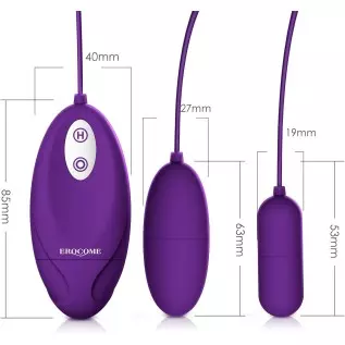 Remote Bullet Vibrator Love Eggs with 12 Vibration Modes for Thrilling Internal Pleasure, EROCOMR Remote Control Ovular Egg Clit Remote Bullet Vibrator Love Eggs with 12 Vibration Modes for Thrilling Internal Pleasure, EROCOMR Remote Control Ovular Egg Clit