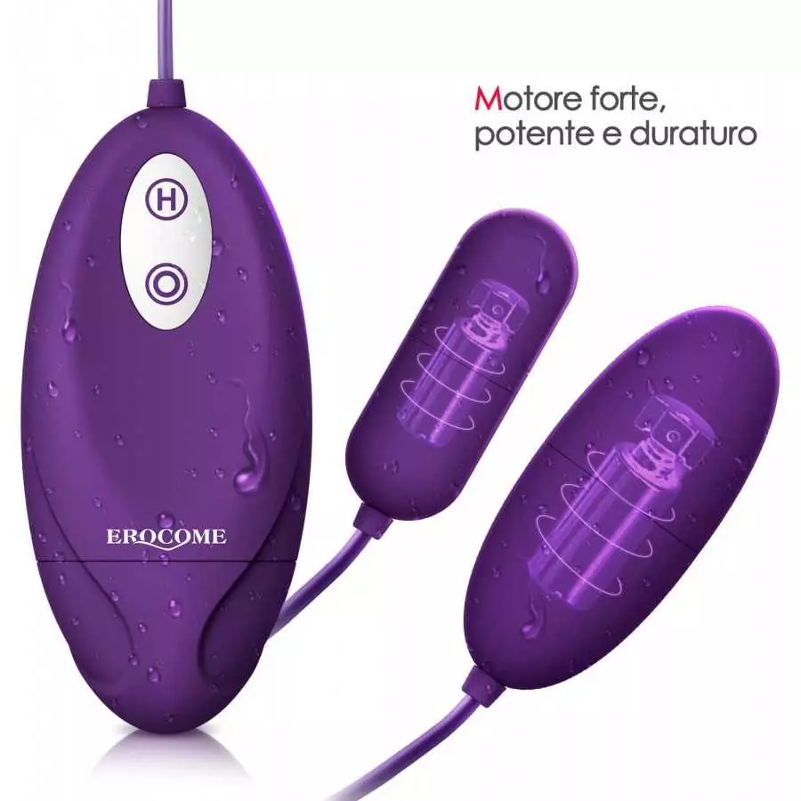 Remote Bullet Vibrator Love Eggs with 12 Vibration Modes for Thrilling Internal Pleasure, EROCOMR Remote Control Ovular Egg Clit