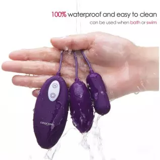 Remote Bullet Vibrator Love Eggs with 12 Vibration Modes for Thrilling Internal Pleasure, EROCOMR Remote Control Ovular Egg Clit Remote Bullet Vibrator Love Eggs with 12 Vibration Modes for Thrilling Internal Pleasure, EROCOMR Remote Control Ovular Egg Clit