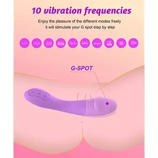 G-Spot Vibrator Dildo with 10 Modes Powerful Stimulation Vibes for Female/Couple/Foreplay, Vibrating Dildo Adult Sex Toy for Wom G-Spot Vibrator Dildo with 10 Modes Powerful Stimulation Vibes for Female/Couple/Foreplay, Vibrating Dildo Adult Sex Toy for Wom