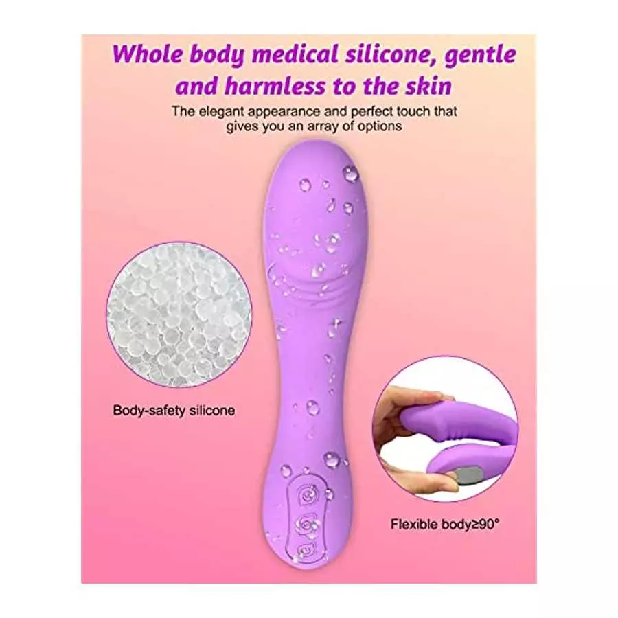 G-Spot Vibrator Dildo with 10 Modes Powerful Stimulation Vibes for Female/Couple/Foreplay, Vibrating Dildo Adult Sex Toy for Wom