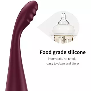 Finger Shaped G-Spot Vibrator for Women - Cawpink 7 Stimulation Modes & 2 Heating Functions, Flexible Dildo Finger Vibrators Adu Finger Shaped G-Spot Vibrator for Women - Cawpink 7 Stimulation Modes & 2 Heating Functions, Flexible Dildo Finger Vibrators Adu