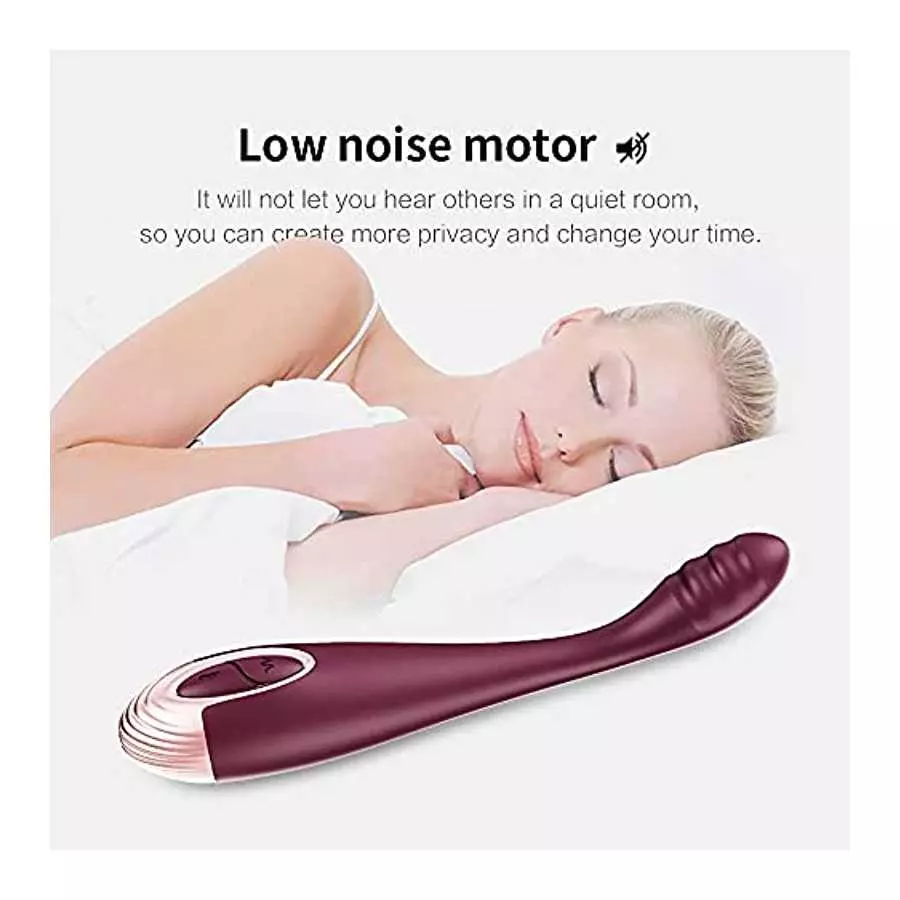 Finger Shaped G-Spot Vibrator for Women - Cawpink 7 Stimulation Modes & 2 Heating Functions, Flexible Dildo Finger Vibrators Adu