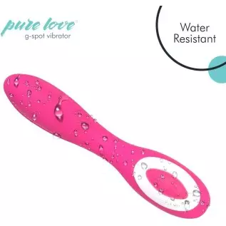 Pure Love G-Spot Silicone Vibrator Purple, Rechargeable, Water-Resistant and Multi Function, Adult Sex Toy