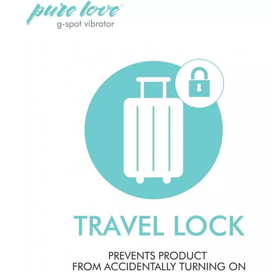 Pure Love G-Spot Silicone Vibrator Purple, Rechargeable, Water-Resistant and Multi Function, Adult Sex Toy