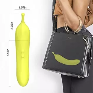 Banana Clitoral G-Spot Dildo Vibrator for Sexual Stimulation - Rechargeable Clitoris Nipple Stimulator Vaginal Anal Massager Adu Banana Clitoral G-Spot Dildo Vibrator for Sexual Stimulation - Rechargeable Clitoris Nipple Stimulator Vaginal Anal Massager Adu