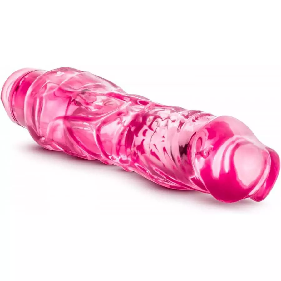 Blush Wild Ride - 9" Long Soft Large 2" Thick Realistic Vibrating Dildo - Multi Speed Powerful Vibrator - IPX7 Waterproof - Body