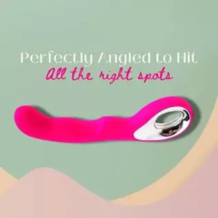 Playzzr G Marks The Spot - G Spot Dildo Vibrator, 10 Vibration Modes, Ergonomic Design Dildo Sex Toy Wand Massager for Couple or Playzzr G Marks The Spot - G Spot Dildo Vibrator, 10 Vibration Modes, Ergonomic Design Dildo Sex Toy Wand Massager for Couple or