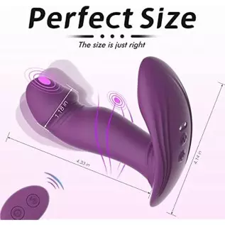 Buloqili Wiggling Wearable G Spot App Rose Vibrator Adult Sex Toys for Woman-Remote Control Panty Vibe Quiet Rechargeable Blueto