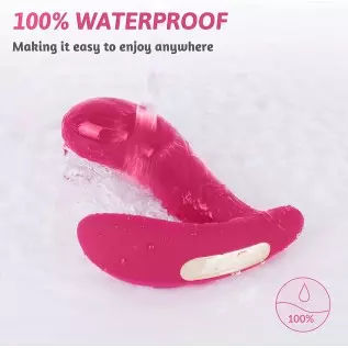 Finger Wiggling Wearable G Spot Vibrator - Denise, Whisper-Quiet Panty Vibrator with Remote Control, 3 Wiggling & 10 Vibrating B Finger Wiggling Wearable G Spot Vibrator - Denise, Whisper-Quiet Panty Vibrator with Remote Control, 3 Wiggling & 10 Vibrating B